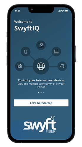 swyftiq fiber home wifi network app